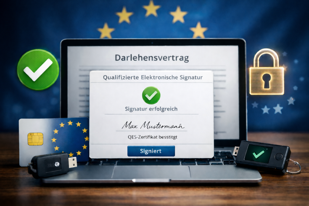 Qualifizierte Elektronische Signatur Beispiel